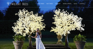 Twilight Trees website designed by Sarah Callender Design
